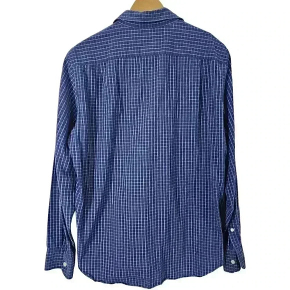 J. Crew cotton Tailored Fit Checkered Button Down Casual Men's Shirt L - Picture 2 of 6